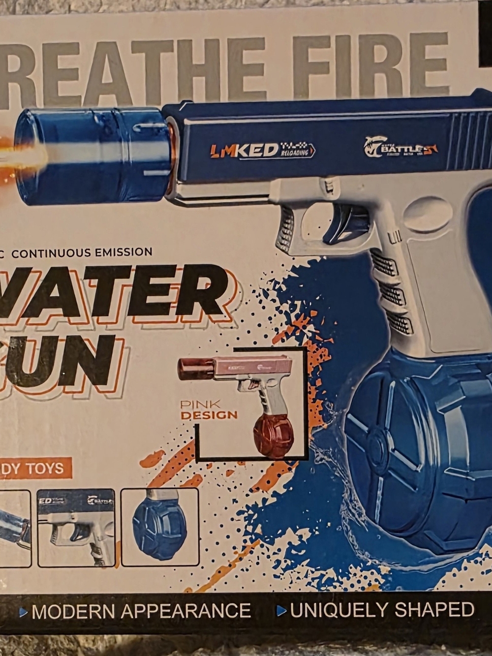 Electric Water Gun – Blue – New in Box